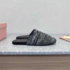 Miu.M Baotou Slippers（4 styles）-0087